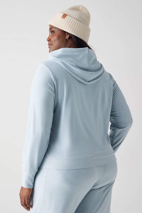 Cloud Jersey Full Zip Hoodie