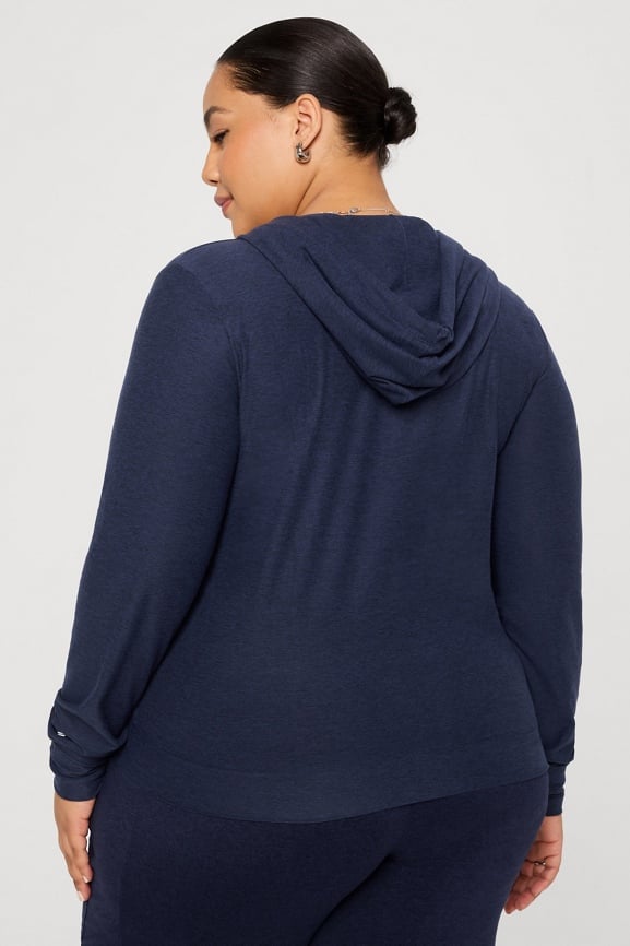 Cloud Jersey Full Zip Hoodie