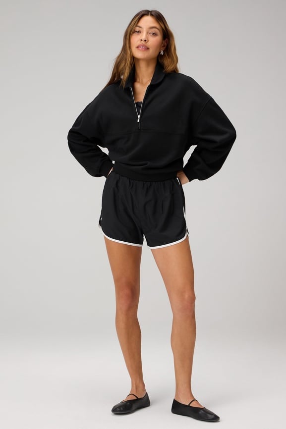 Cozy Fleece Relaxed Half Zip - Fabletics