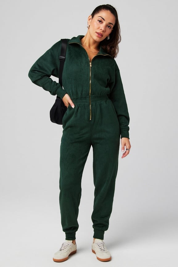 Cozy Cord Zip Onesie - Fabletics