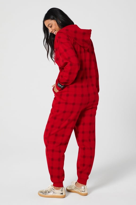Cozy Fleece Hooded Onesie
