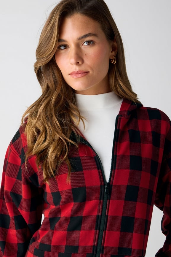 Cozy Fleece Hooded Onesie