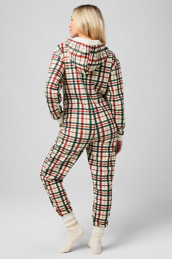 Cozy Fleece Hooded Onesie
