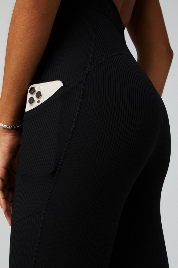 Oasis Rib Twist Front 7/8 Jumpsuit - Fabletics