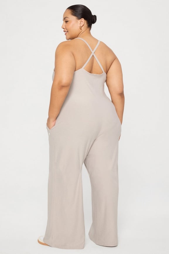 Cloud Jersey Wide Leg Onesie