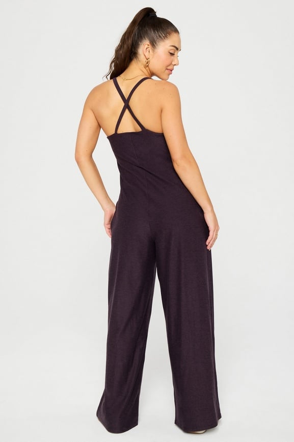 Cloud Jersey Wide Leg Onesie
