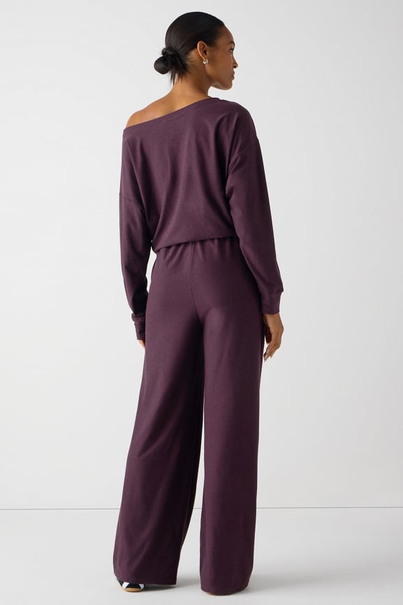 Cloud Jersey Off Shoulder Onesie