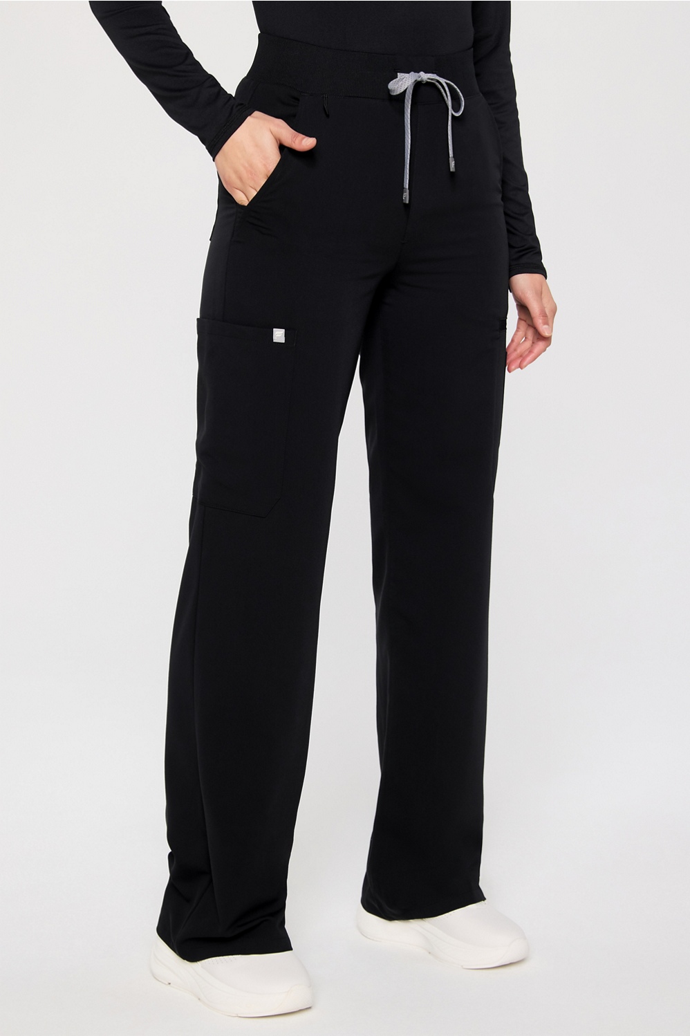 High-Rise Wide Leg Scrub Pant