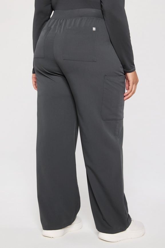 High-Rise Wide Leg Scrub Pant