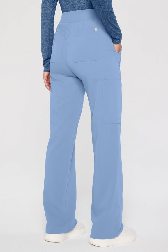 High-Rise Wide Leg Scrub Pant