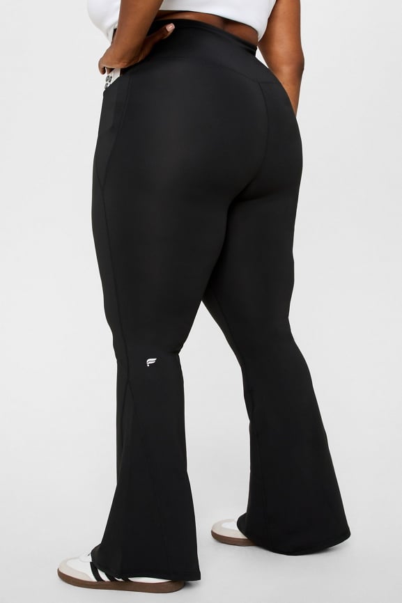 PureLuxe High-Waisted Crossover Flare