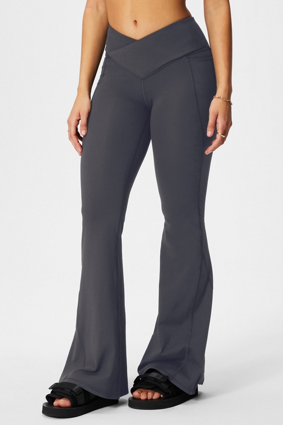PureLuxe High-Waisted Crossover Flare - Fabletics
