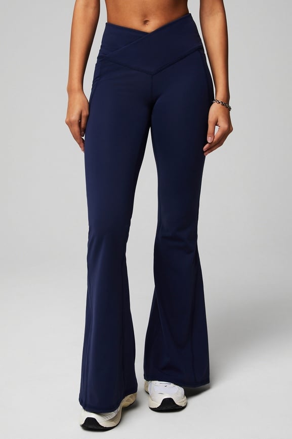 PureLuxe High-Waisted Crossover Flare