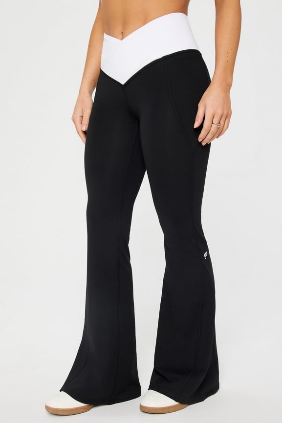 Oasis PureLuxe High-Waisted Crossover Flare - Fabletics