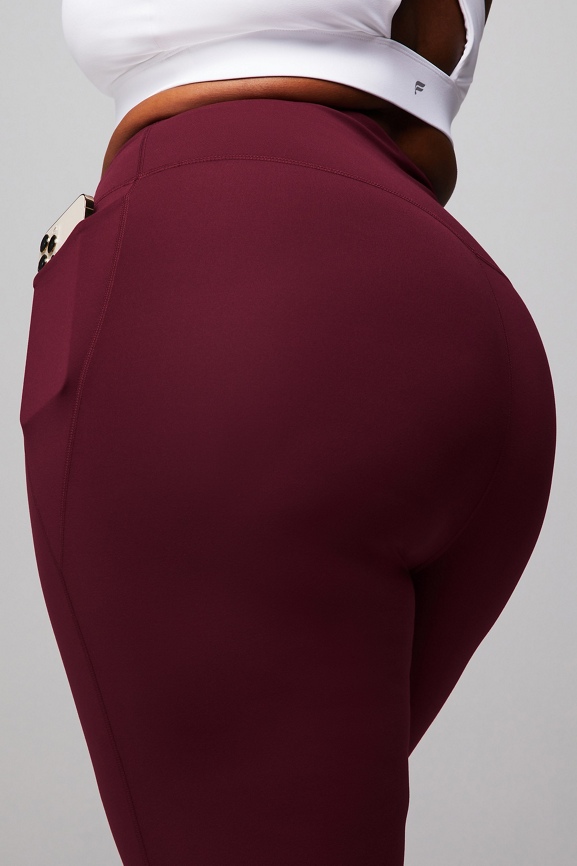 PureLuxe High-Waisted Crossover Flare