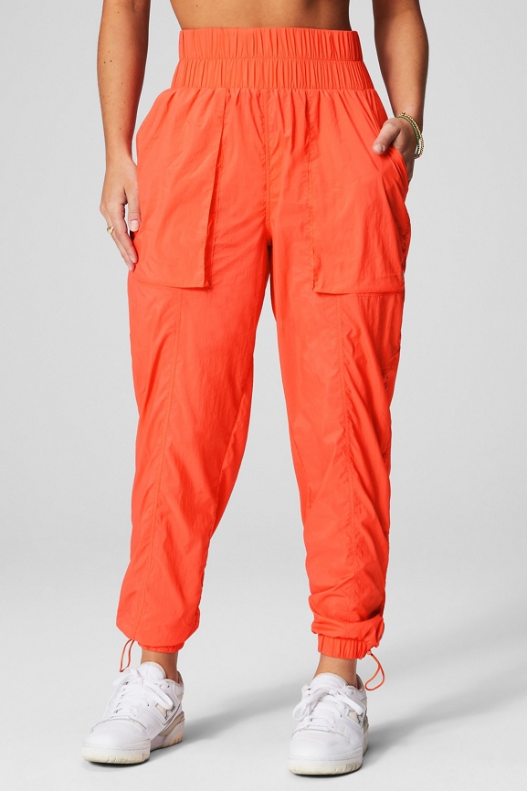 【希少品】BLHLC practice long pants XXL レッド Ultra High-Waisted Piped Nylon Pant - Fabletics