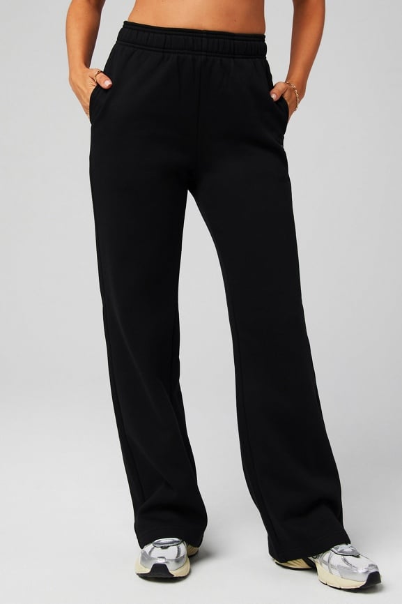 Cozy Fleece Wide Leg Sweatpant - Fabletics