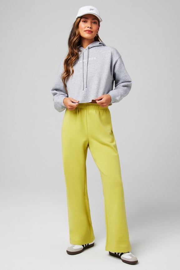 Cozy Fleece Wide Leg Sweatpant