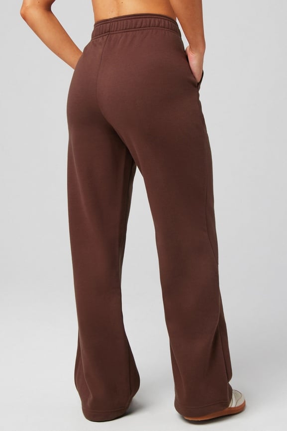Cozy Fleece Wide Leg Sweatpant