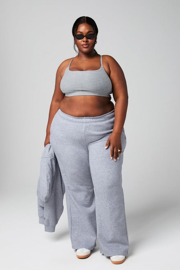 Cozy Fleece Wide Leg Sweatpant