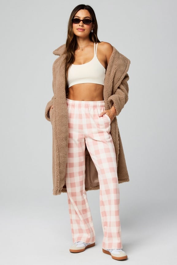 Cozy Fleece Wide Leg Sweatpant