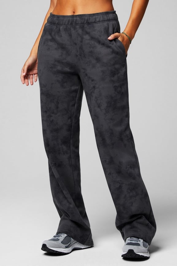 Cozy Fleece Wide Leg Sweatpant - Fabletics