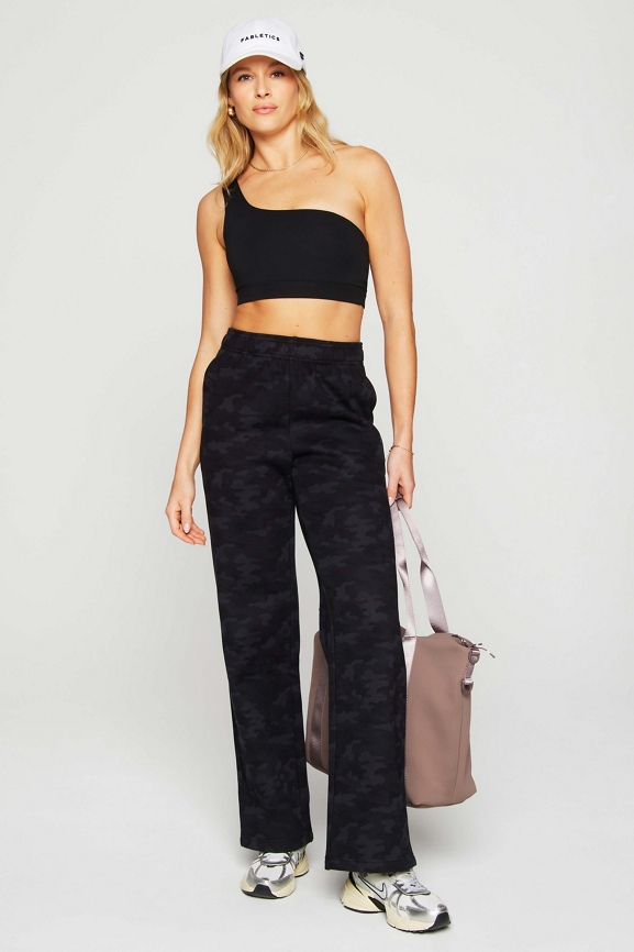 Cozy Fleece Wide Leg Sweatpant