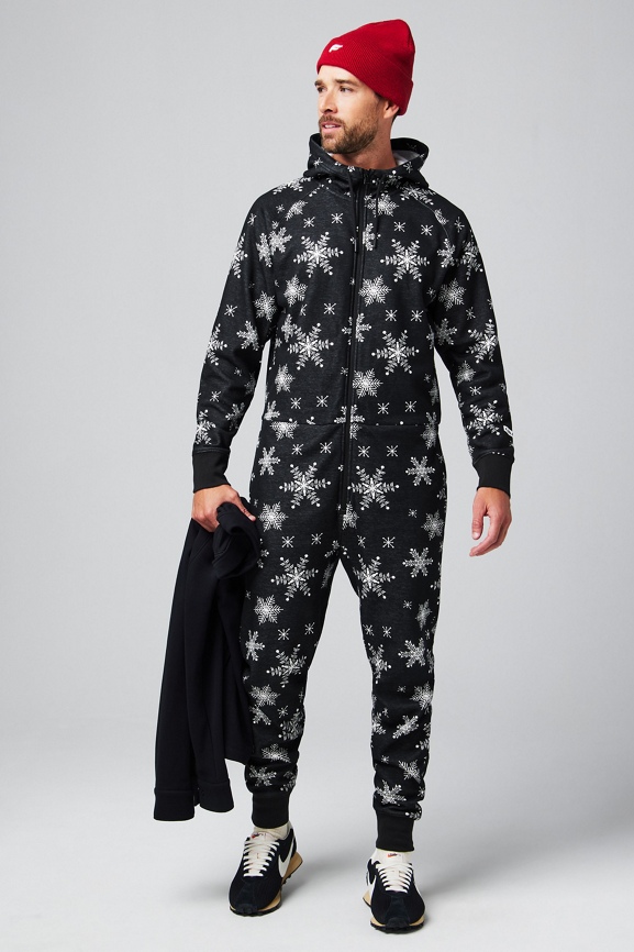 The Go-To Fleece Hooded Onesie Fabletics