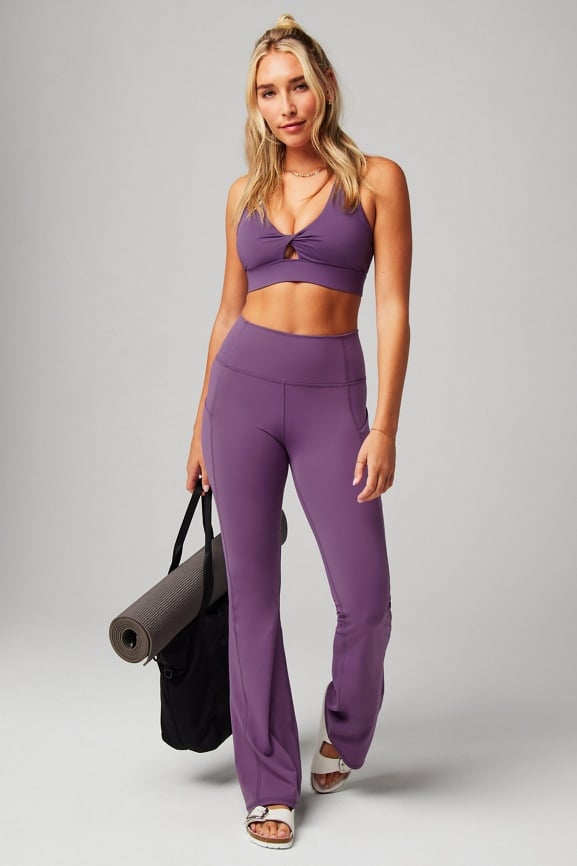 Oasis PureLuxe High-Waisted Pocketed Kick Flare