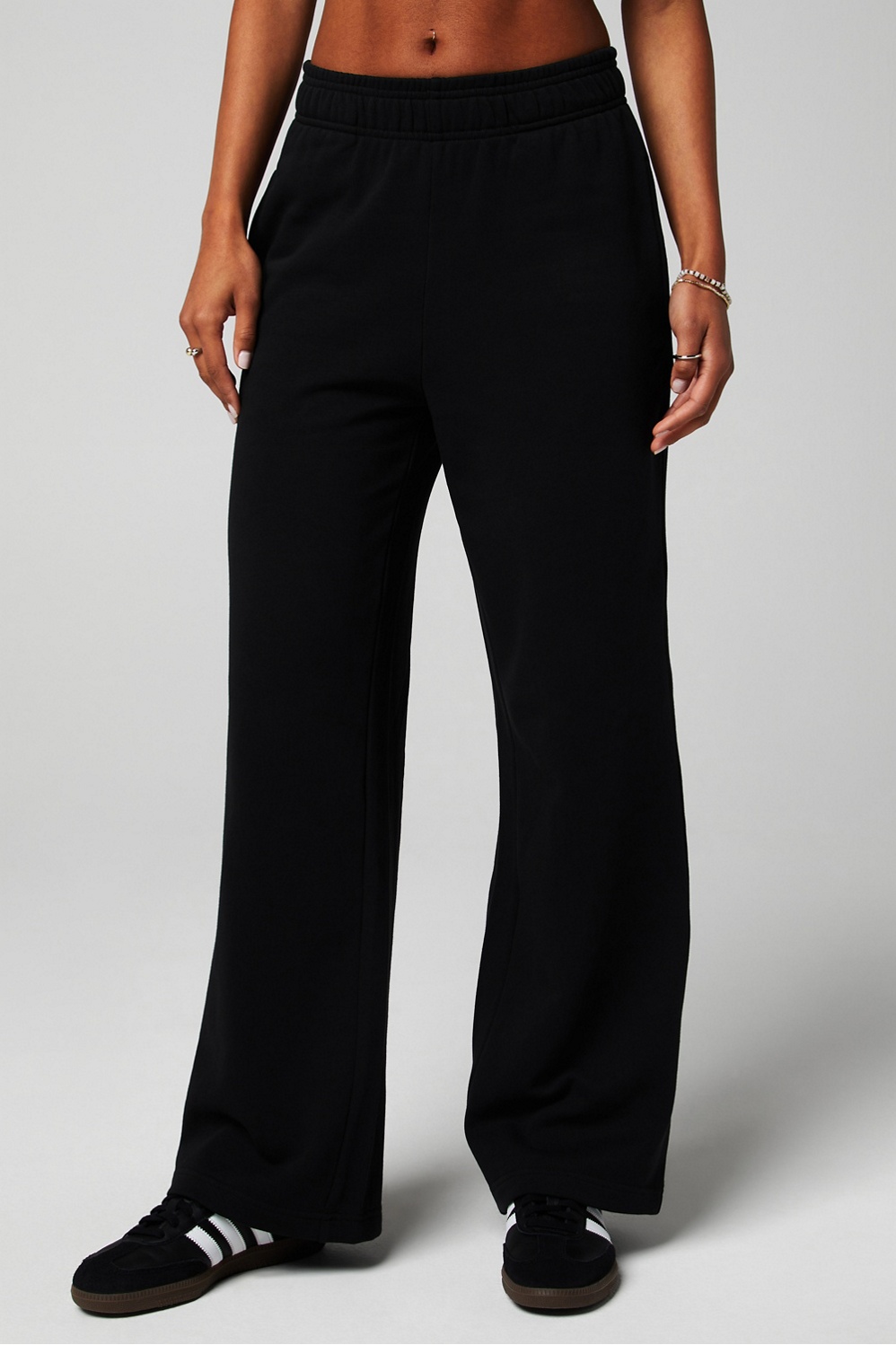 Year Round Terry Wide Leg Pant