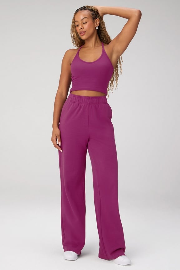 Year Round Terry Wide Leg Pant