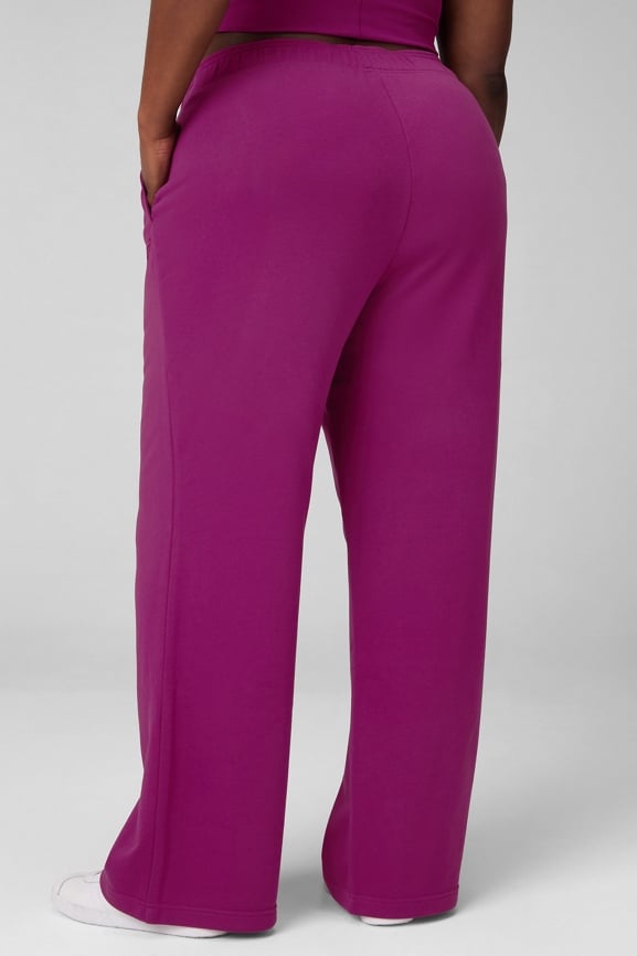 Year Round Terry Wide Leg Pant