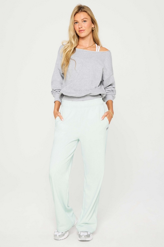Year Round Terry Wide Leg Pant