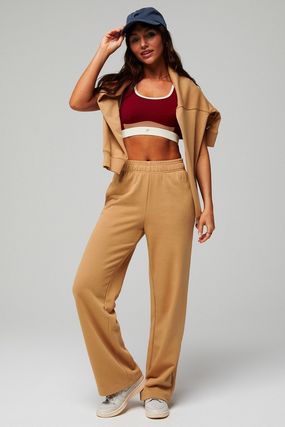 Year Round Terry Wide Leg Sweatpant