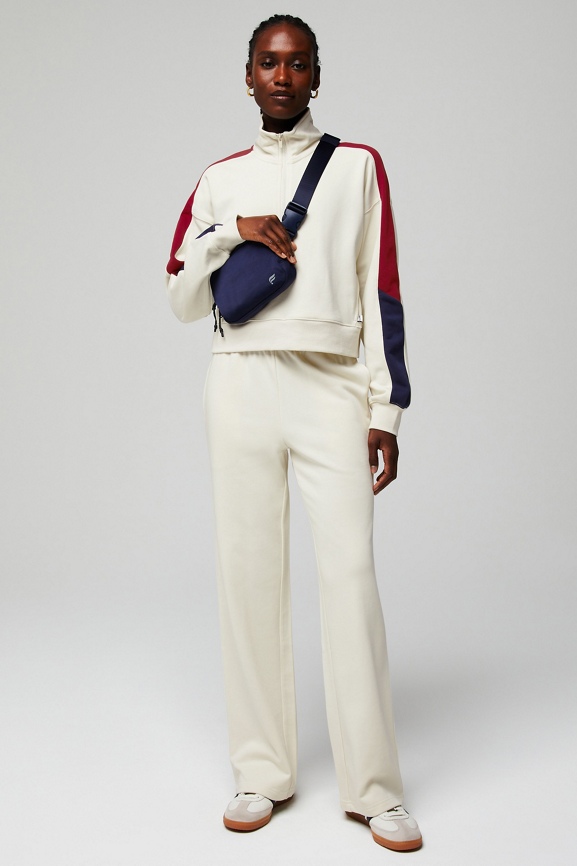 Year Round Terry Wide Leg Sweatpant