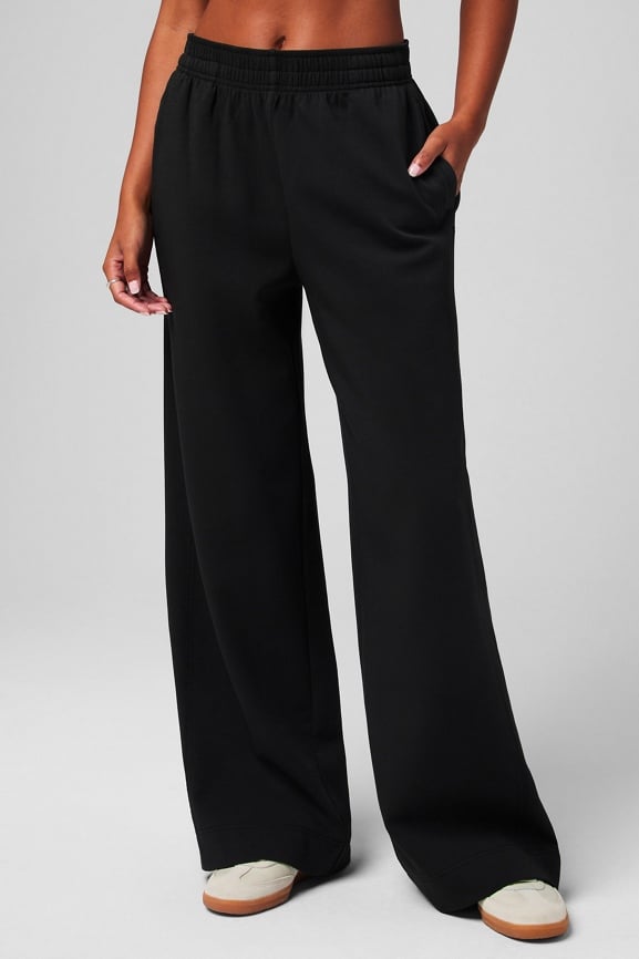 Wide Leg Seamed Trousers Fabletics