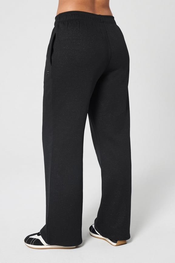 Cozy Fleece Wide Leg Sweatpant