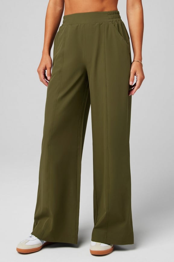 ★E.B.M★ Bijodetail wide pants EMP4WPT040 Downtown Wide Leg Pant - Fabletics