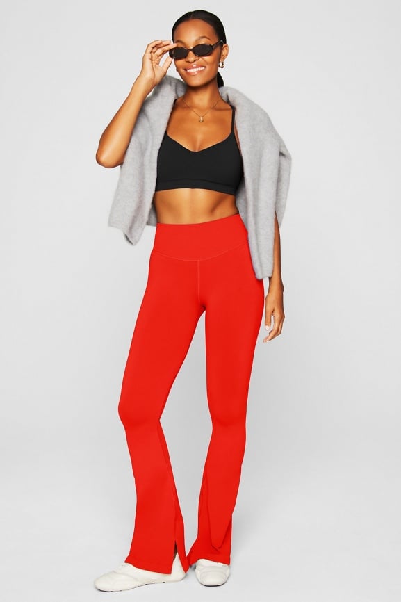 Sleek Seamless High-Waisted Flare Pant