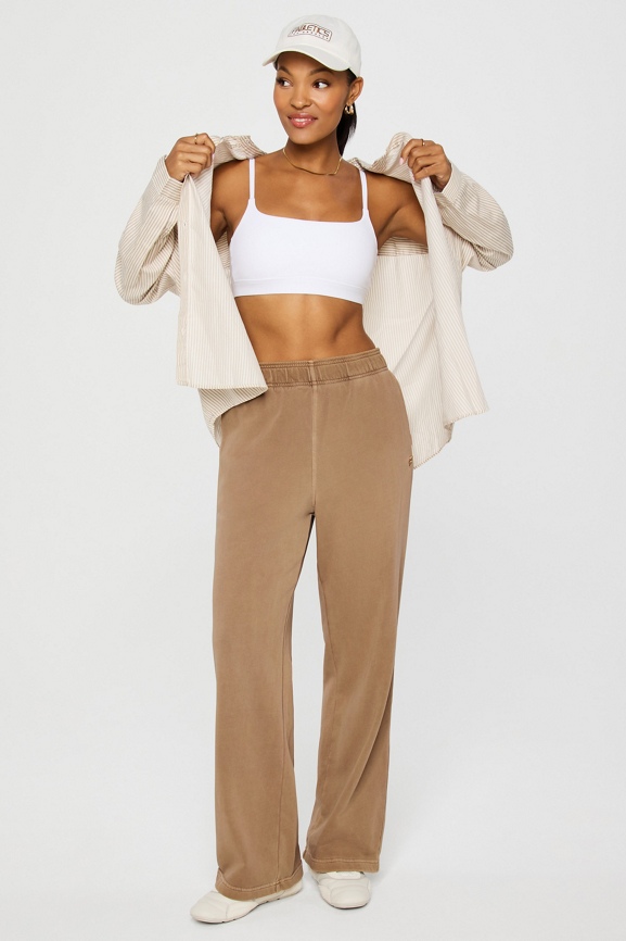 Year Round Terry Wide Leg Sweatpant