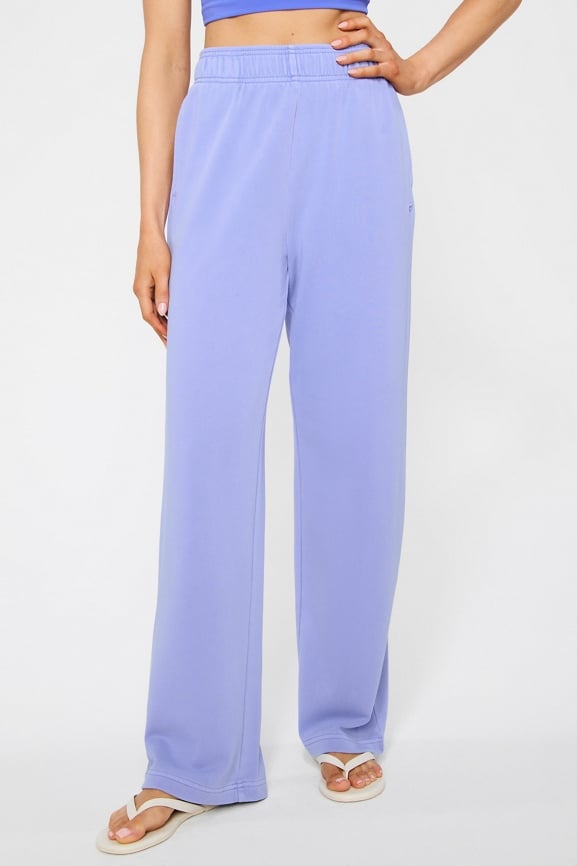 Year Round Terry Wide Leg Pant