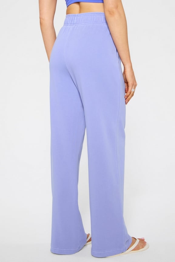 Year Round Terry Wide Leg Pant
