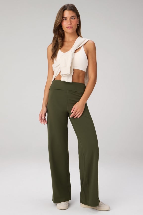 PureLuxe Foldover Straight Leg Pant