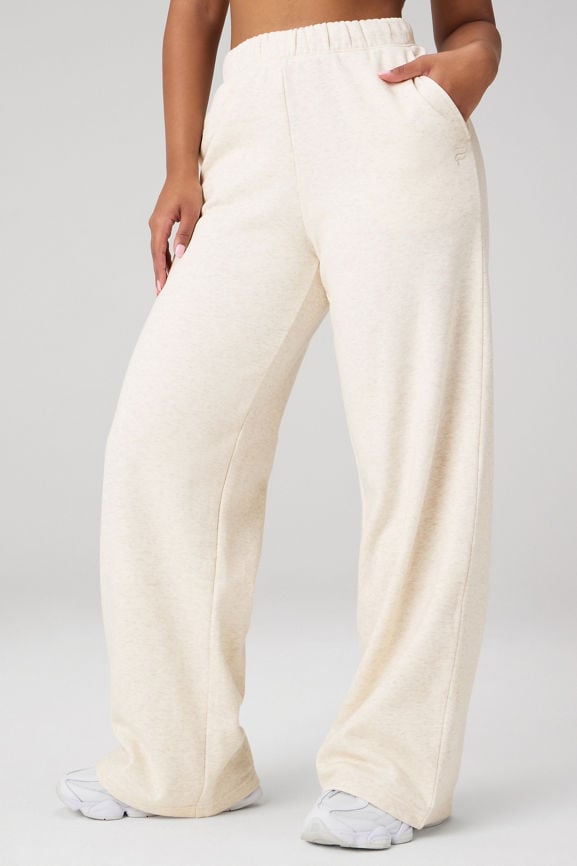 Cozy Fleece Wide Leg Sweatpant - Fabletics