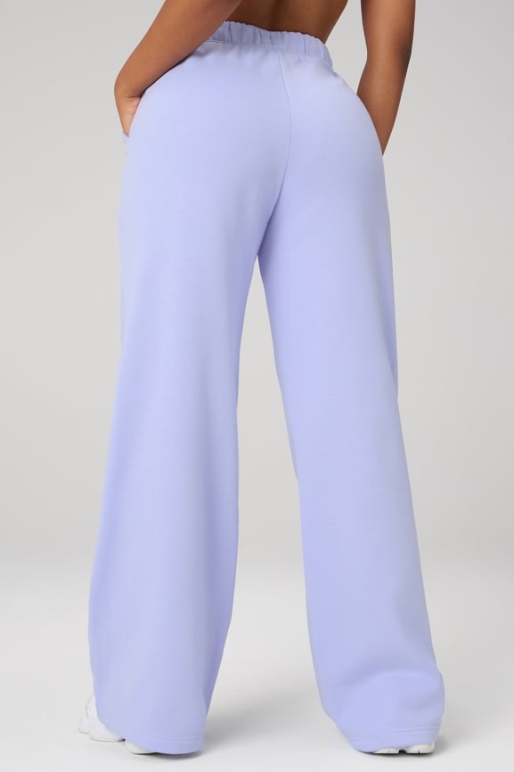 Cozy Fleece Wide Leg Sweatpant