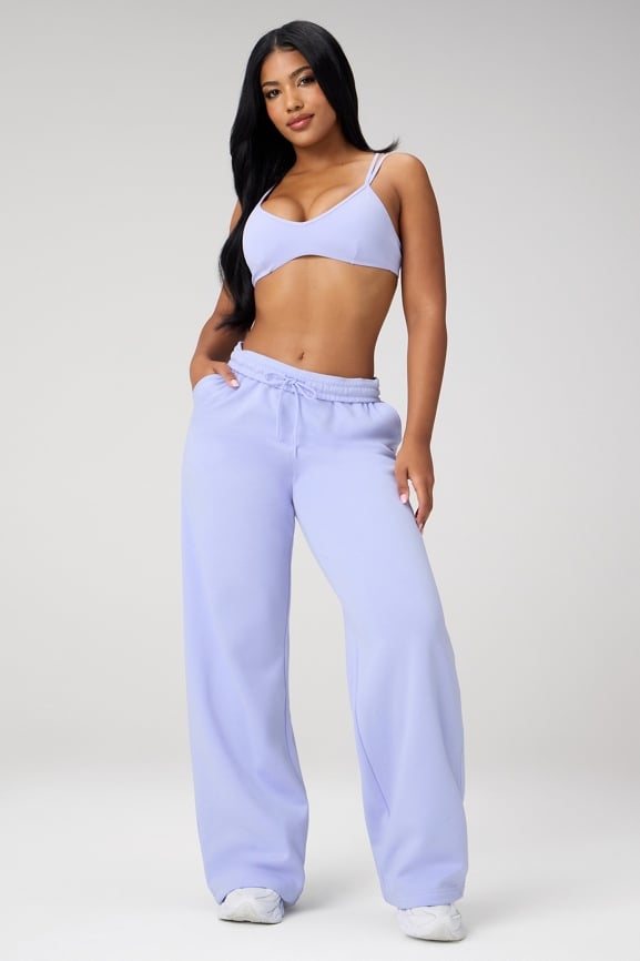 Cozy Fleece Wide Leg Sweatpant
