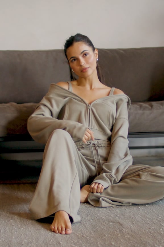 Cozy Fleece Wide Leg Sweatpant - Fabletics