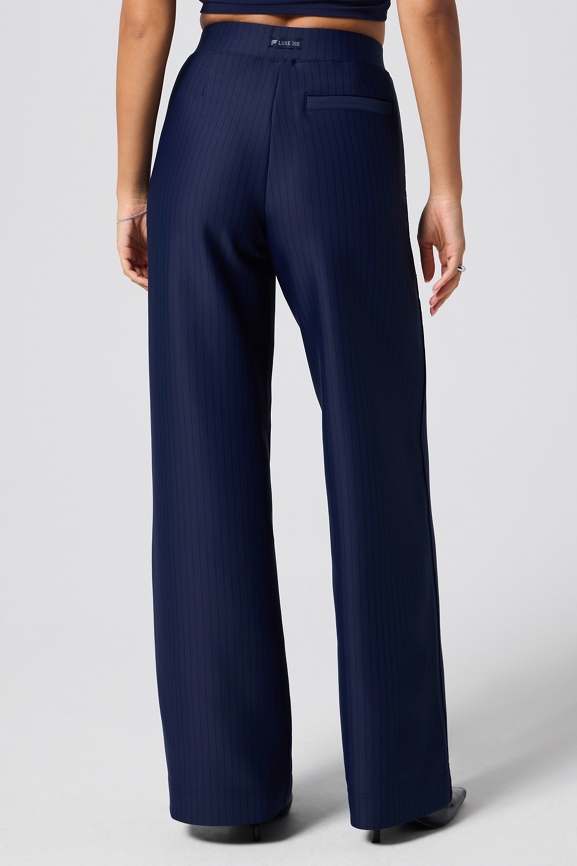 Pinstripe Wide Leg Pant