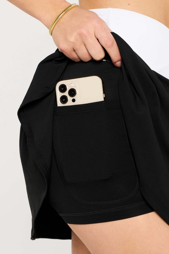 Crossover Flounce Skirt