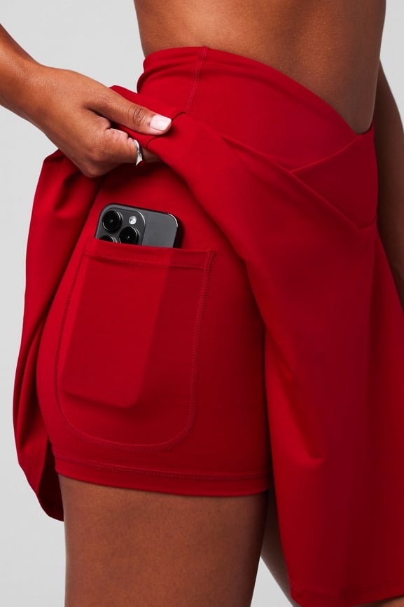 Crossover Flounce Skirt